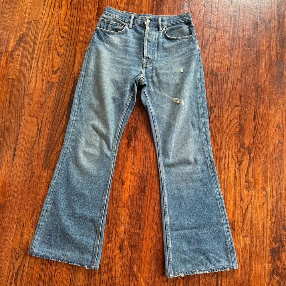 ACNE STUDIOS 1992M VINTAGE BLUE JEANS BOOTCUT RELAXED